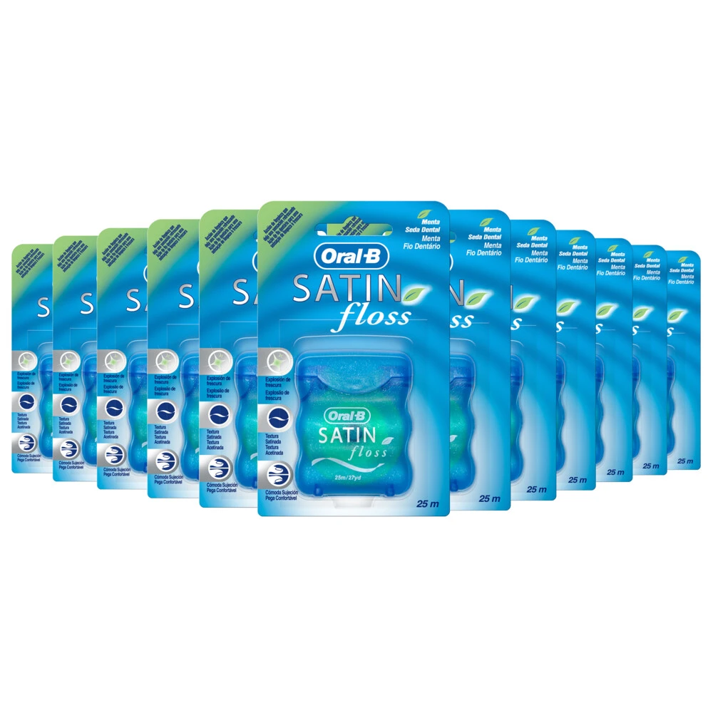 Oral B 12x Oral-B Floss Satin 1 Oral B 12x Oral-B Floss Satin