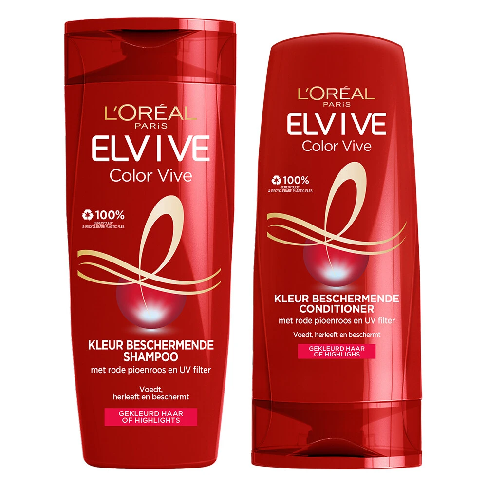 L'Oreal Lu0027Oréal Elvive Color Vive Shampoo, Conditioner, Purple Shampoo & Purple Conditioner Pakket 2 L'Oreal Lu0027Oréal Elvive Color Vive Shampoo, Conditioner, Purple Shampoo & Purple Conditioner Pakket - Image 2