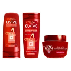 L'Oreal Lu0027Oréal Elvive Color Vive Shampoo, Conditioner En Haarmasker Pakket