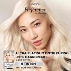 L'Oreal Lu0027Oréal Preference Haarkleuring Ultra Platinum - Platinum Blond - Ontkleuring -L'Oreal Winkel 1018806 3