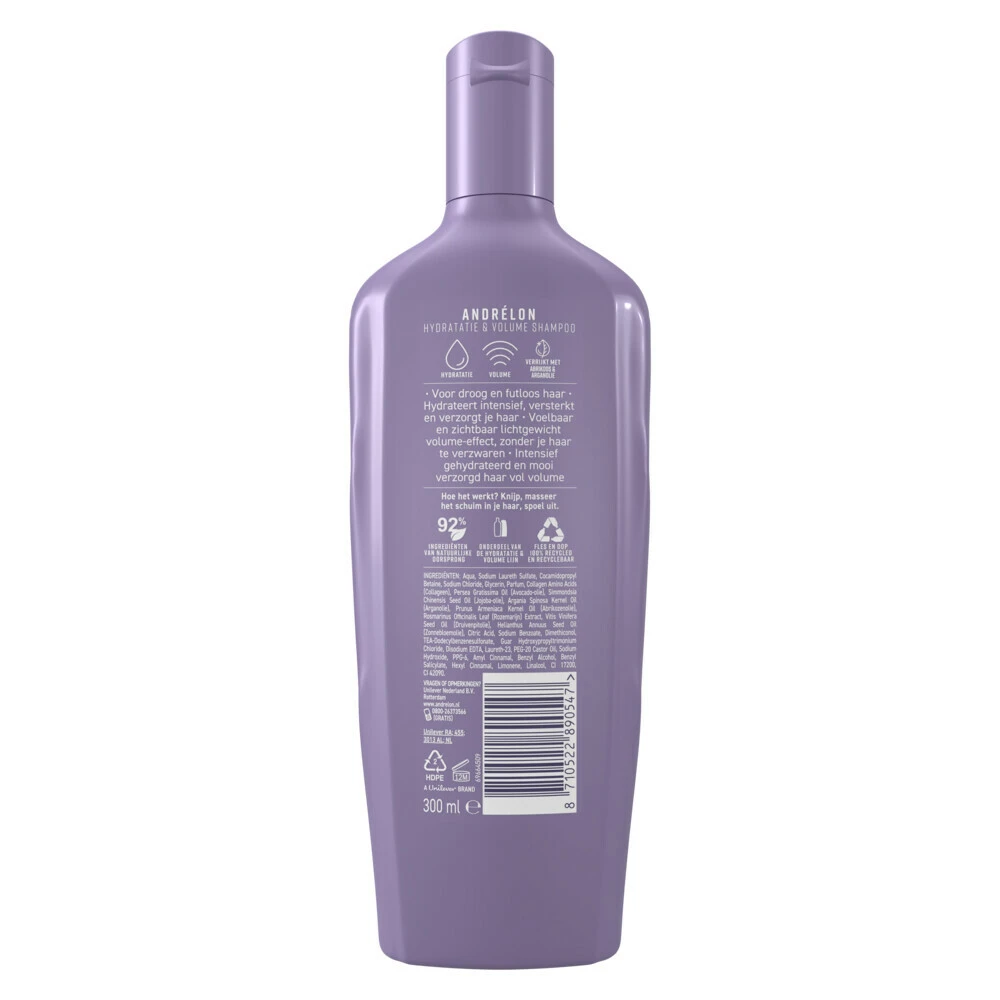 6x Andrelon Shampoo Special Hydratatie & Volume 2 6x Andrelon Shampoo Special Hydratatie & Volume - Image 2