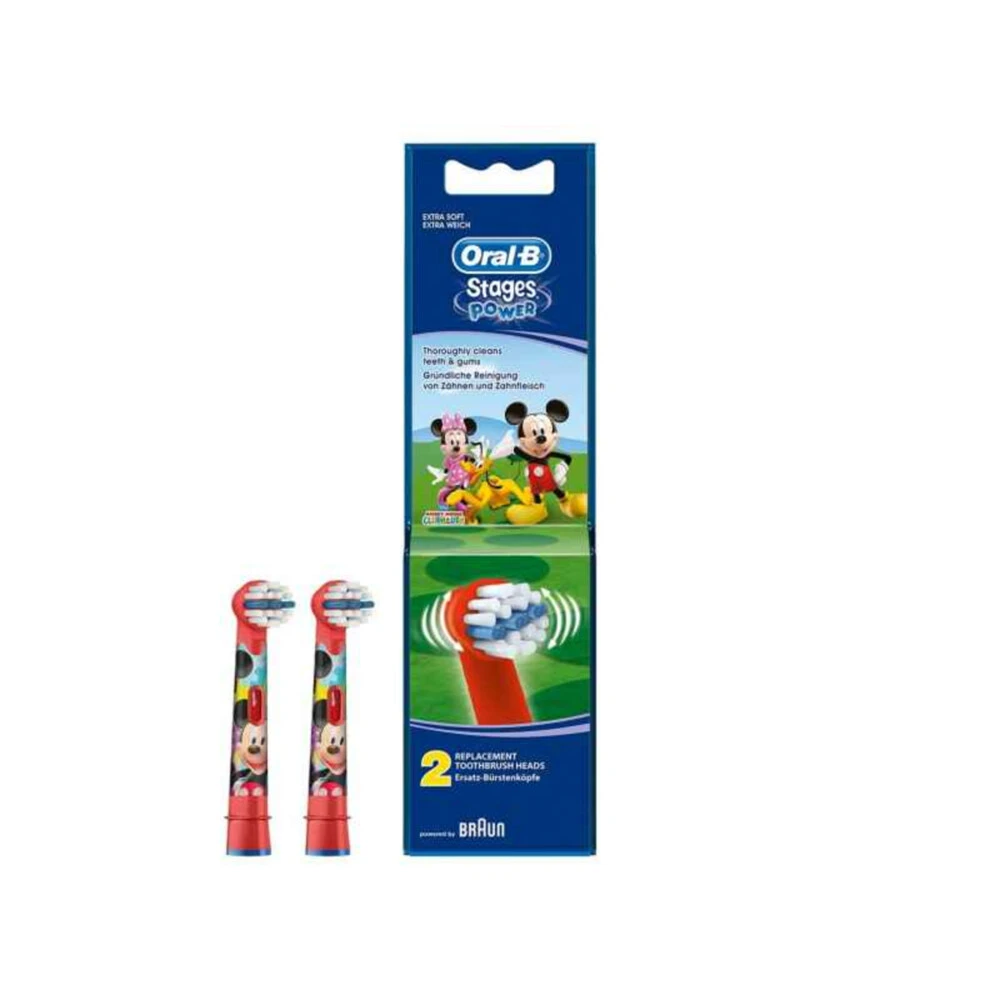 Oral B Oral-B Opzetborstels Kids Mickey 1 Oral B Oral-B Opzetborstels Kids Mickey