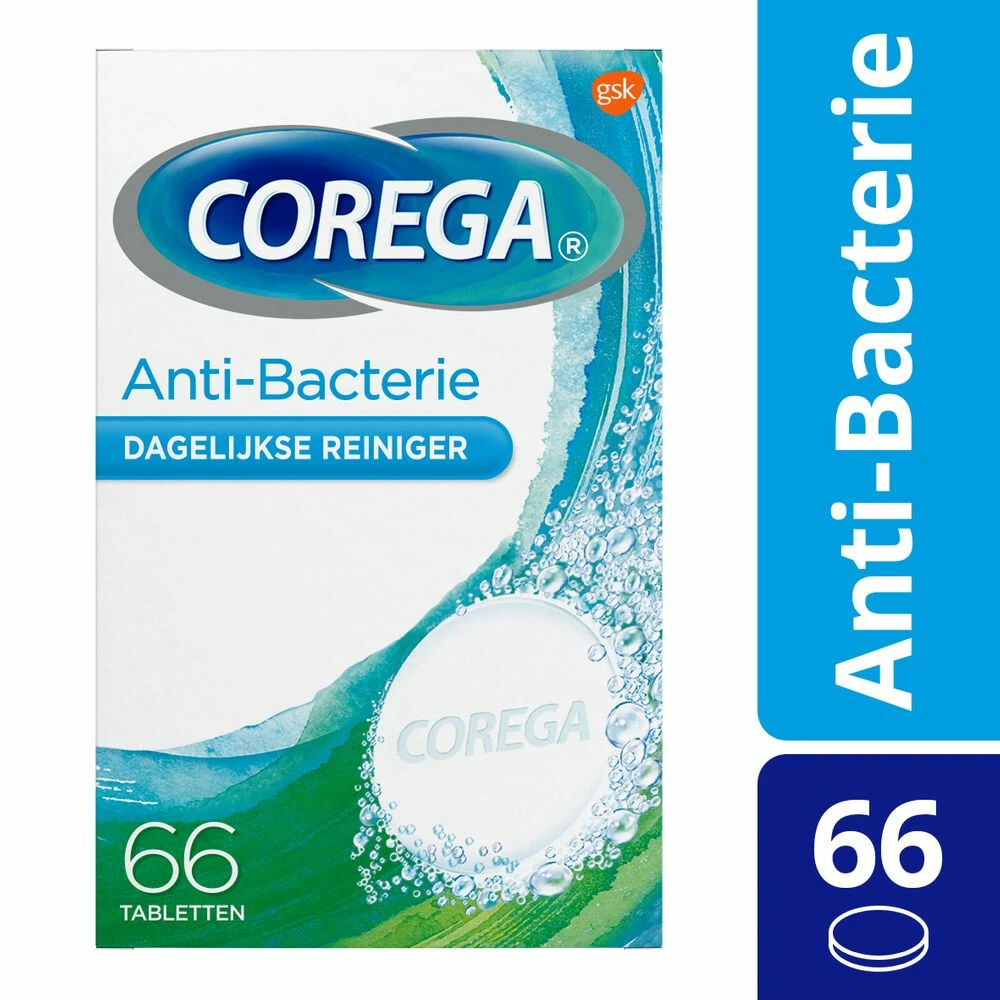 3x Corega Tabs Anti Bacterieel 2 3x Corega Tabs Anti Bacterieel - Afbeelding 2