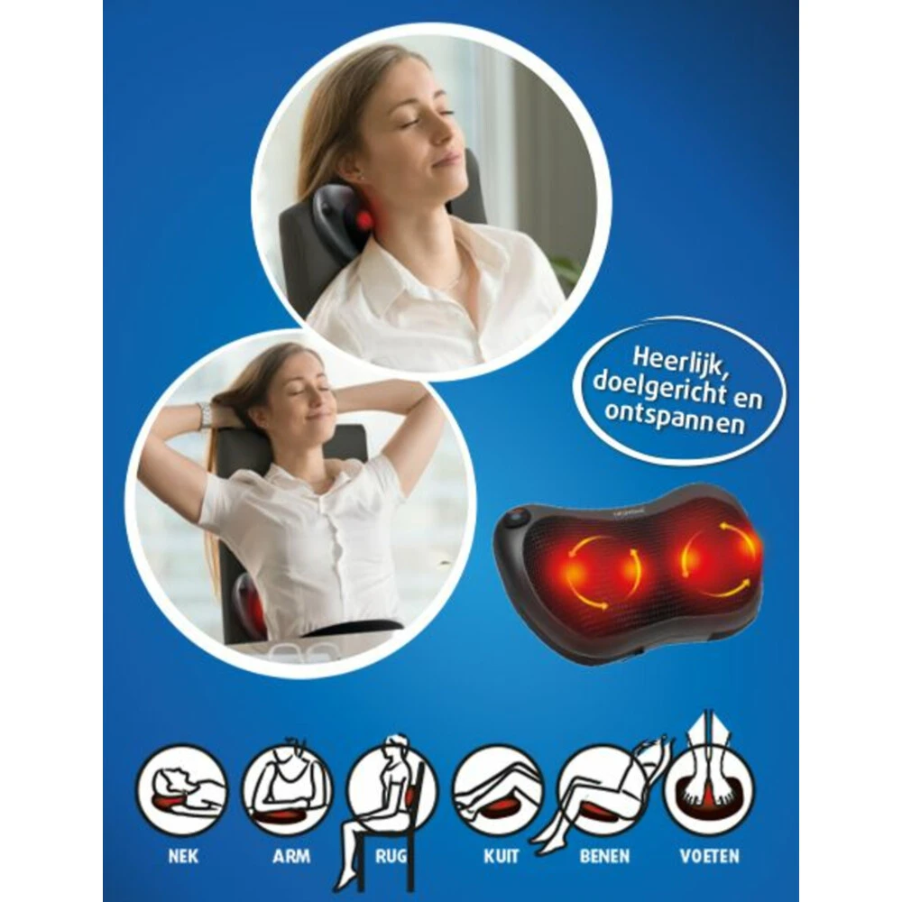 Lucovitaal Orthopedisch Massage Kussen Shiatsu 2 Lucovitaal Orthopedisch Massage Kussen Shiatsu - Image 2