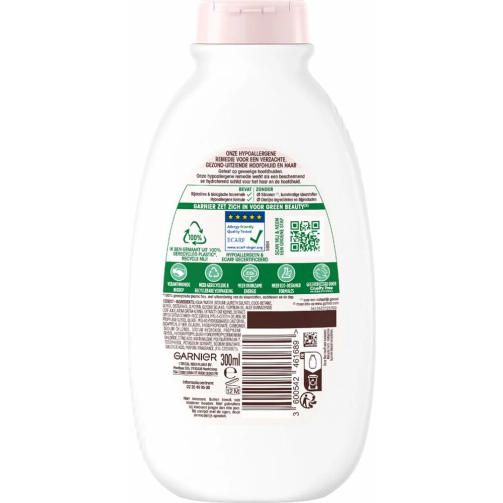 6x Garnier Loving Blends Milde Haver Shampoo 2 6x Garnier Loving Blends Milde Haver Shampoo - Afbeelding 2