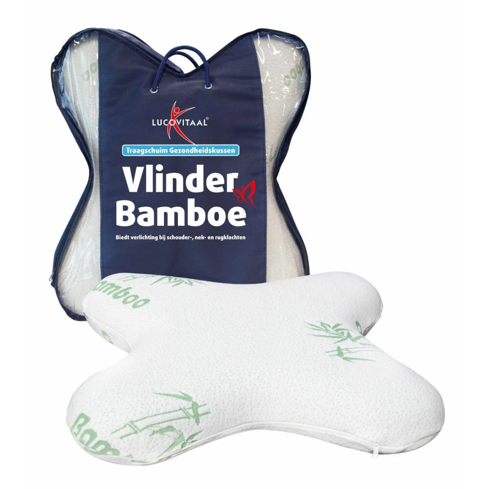 Lucovitaal Vlinderkussen Bamboe 2 Lucovitaal Vlinderkussen Bamboe - Image 2