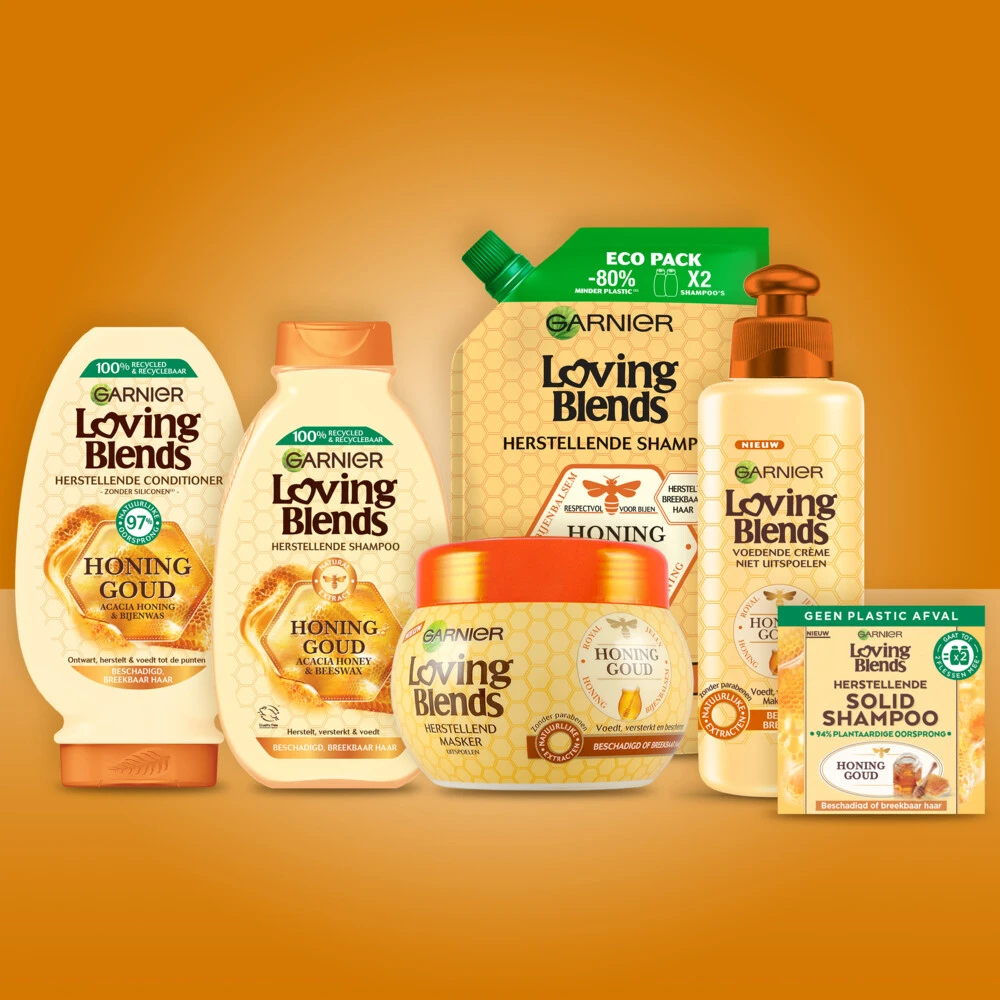 6x Garnier Loving Blends Shampoo Honing Goud 3 6x Garnier Loving Blends Shampoo Honing Goud - Image 3
