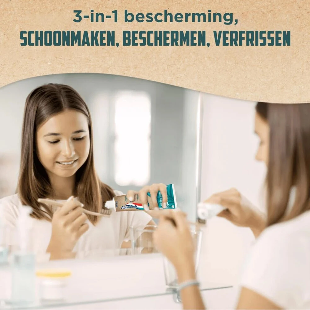 12x Aquafresh Naturals Mint Clean 3 12x Aquafresh Naturals Mint Clean - Afbeelding 3