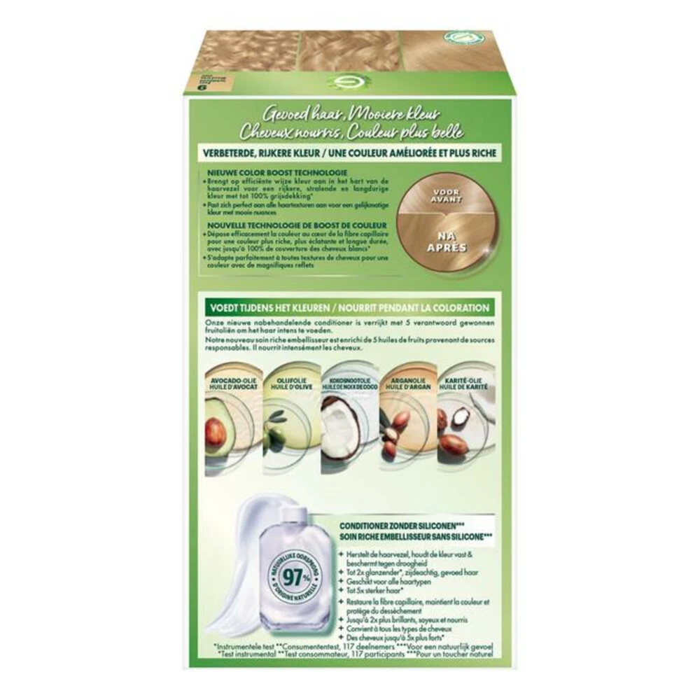 Garnier Nutrisse Crème 90 - Zeer Lichtblond 2 Garnier Nutrisse Crème 90 - Zeer Lichtblond - Image 2