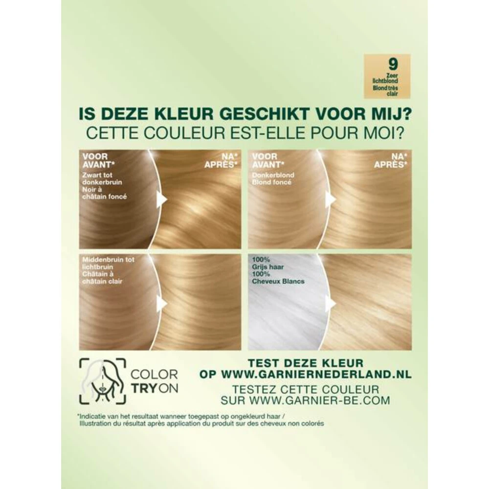 Garnier Nutrisse Crème 90 - Zeer Lichtblond 3 Garnier Nutrisse Crème 90 - Zeer Lichtblond - Image 3