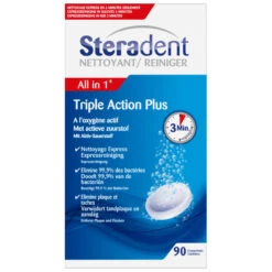 4x Steradent Triple Action Plus Kunstgebit Reiniger -L'Oreal Winkel 771915 3