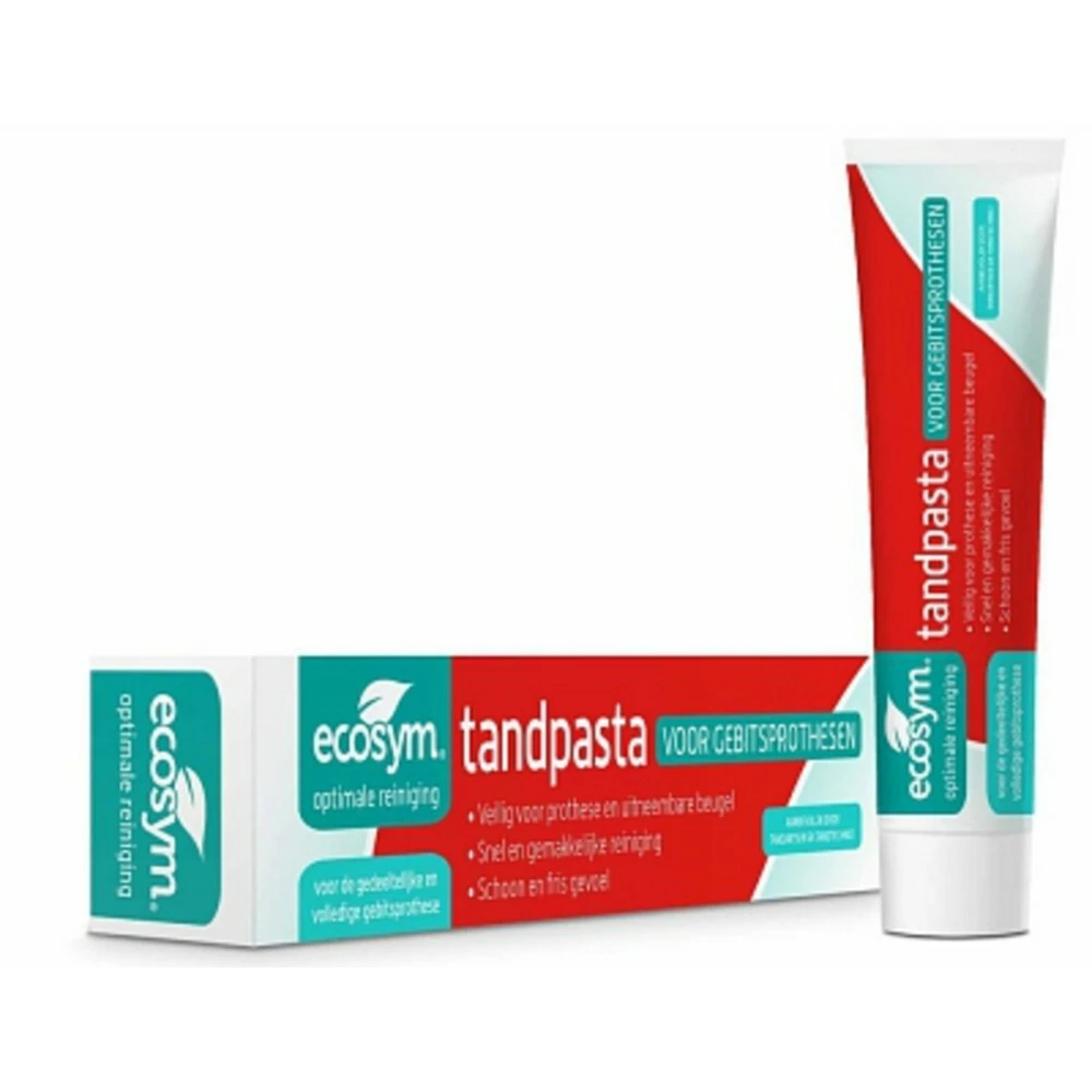 3x Ecosym Tandpasta Gebitsprothesen 2 3x Ecosym Tandpasta Gebitsprothesen - Afbeelding 2